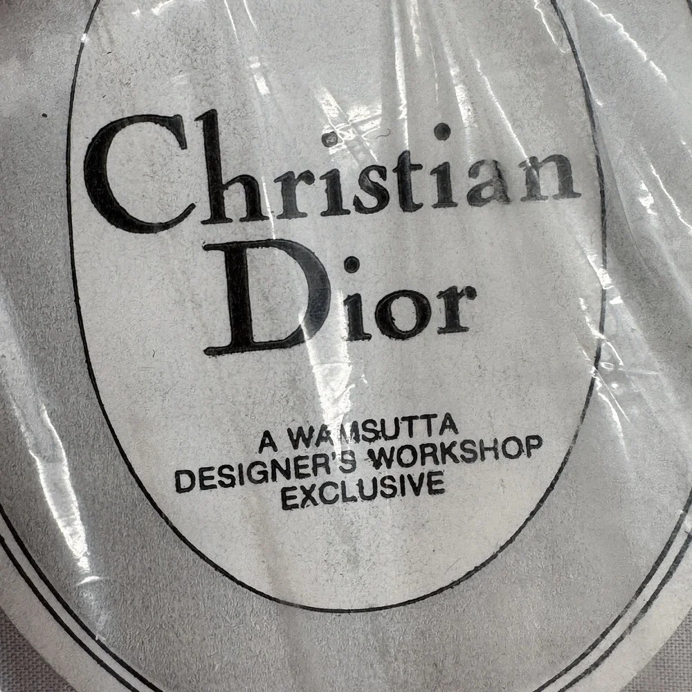 VTG CHRISTIAN DIOR Pillowcase (2) Wamsutta Luxurious Percale Plus Purple Gray